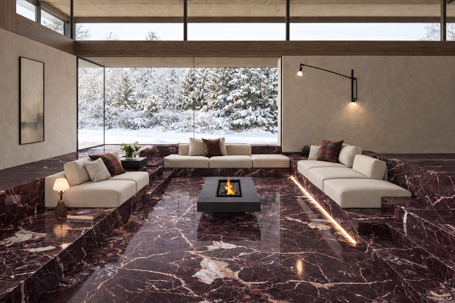 Natural stone slab